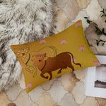 Load image into Gallery viewer, Cow Printed Cotton Canvas Rectangular Cushion Cover Set of 2