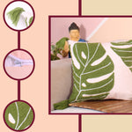 Load image into Gallery viewer, Hand Crafted Embroidered Bohemian Cushion Cover, Set of 1 (16 x16 inches/ 40x40 cm)