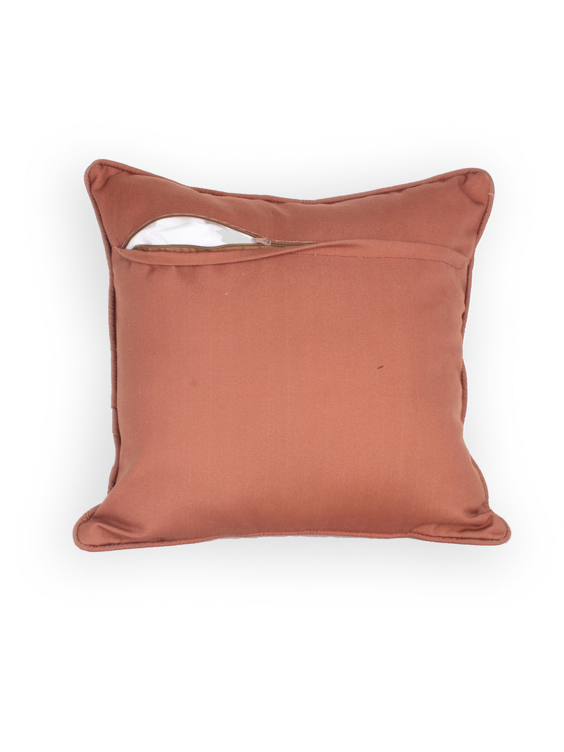 Polycotton Tufted Cushion Cover | Pack of 1 | Ideal for sofas, beds, and lounge chairs