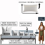 Load image into Gallery viewer, Hand Crafted Embroidered Bohemian Cushion Cover, Set of 1 (12 x18 inches/ 30x45 cm)