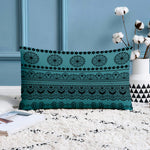 Load image into Gallery viewer, Soft Touch Luxurious Printed Cotton Canvas Rectangular Cushion Cover Set of 2