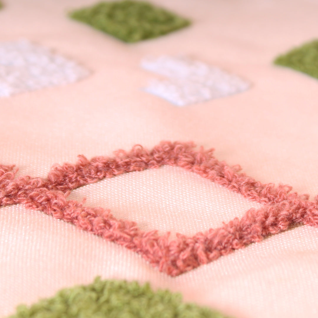 Hand Crafted Embroidered Bohemian Cushion Cover, Set of 1 (12 x18 inches/ 30x45 cm)