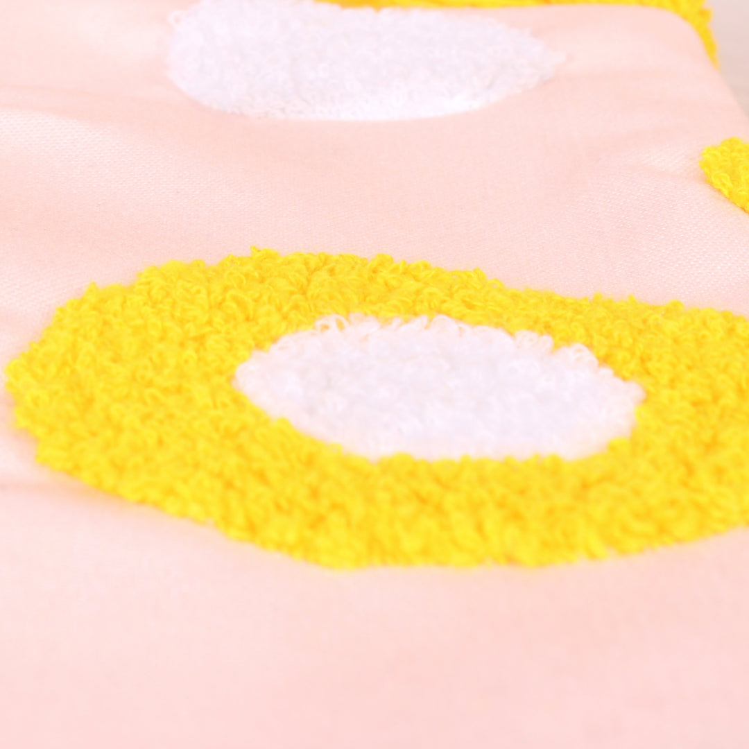 Hand Crafted Embroidered Bohemian Cushion Cover, Set of 1 (16 x16 inches/ 40x40 cm)