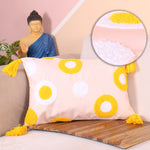 Load image into Gallery viewer, Hand Crafted Embroidered Bohemian Cushion Cover, Set of 1 (12 x18 inches/ 30x45 cm)