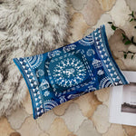 Load image into Gallery viewer, Soft Touch Luxurious Printed Cotton Canvas Rectangular Cushion Cover Set of 2