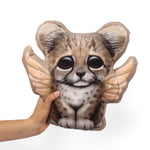 Load image into Gallery viewer, Pack of 2 Addorable Cuddly and Perfect Plush Cute Shaped Cushion for all ages - Wing Cat &amp; Bear
