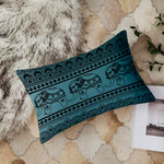 Load image into Gallery viewer, Soft Touch Luxurious Printed Cotton Canvas Rectangular Cushion Cover Set of 2