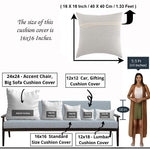 Load image into Gallery viewer, Hand Crafted Embroidered Bohemian Cushion Cover, Set of 1 (16 x16 inches/ 40x40 cm)