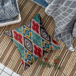 Load image into Gallery viewer, Soft Touch Luxurious Ethnic Printed Cotton Canvas Cushion Cover Set of 2