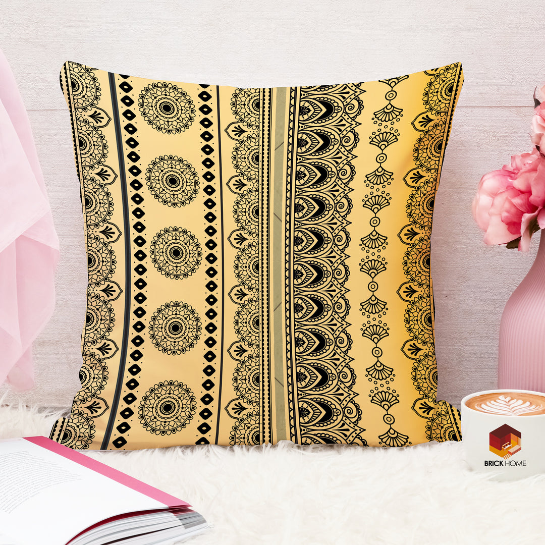 Soft Touch Luxurious Printed Cotton Canvas Cushion Cover Set of 2