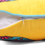Load image into Gallery viewer, Exotic Elephant Both Sided Printed Velvet Cushion Cover with Piping (Set of 5)