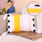 Load image into Gallery viewer, Hand Crafted Embroidered Bohemian Cushion Cover, Set of 1 (12 x18 inches/ 30x45 cm)