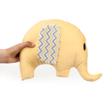 Load image into Gallery viewer, Pack of 2 Addorable Cuddly and Perfect Plush Cute Shaped Cushion for all ages - Yellow Elephant

