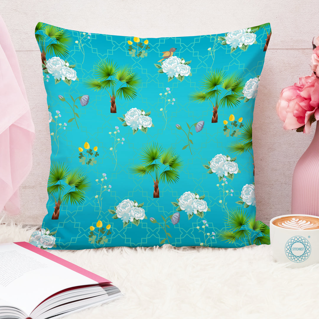 Soft Touch Luxurious Animal Printed Cotton Canvas Cushion Cover Set of 2