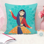 Load image into Gallery viewer, Soft Touch Luxurious Traditional Printed Cotton Canvas Cushion Cover Set of 2