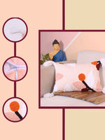 Load image into Gallery viewer, Hand Crafted Embroidered Bohemian Cushion Cover, Set of 1 (12 x18 inches/ 30x45 cm)