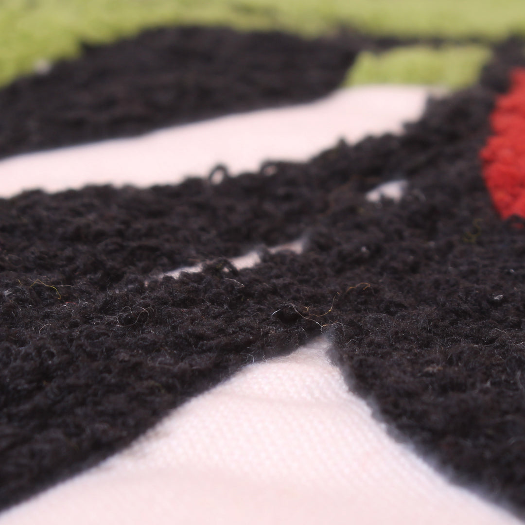 Hand Crafted Embroidered Bohemian Cushion Cover, Set of 1 (16 x16 inches/ 40x40 cm)