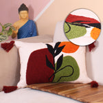 Load image into Gallery viewer, Hand Crafted Embroidered Bohemian Cushion Cover, Set of 1 (12 x18 inches/ 30x45 cm)