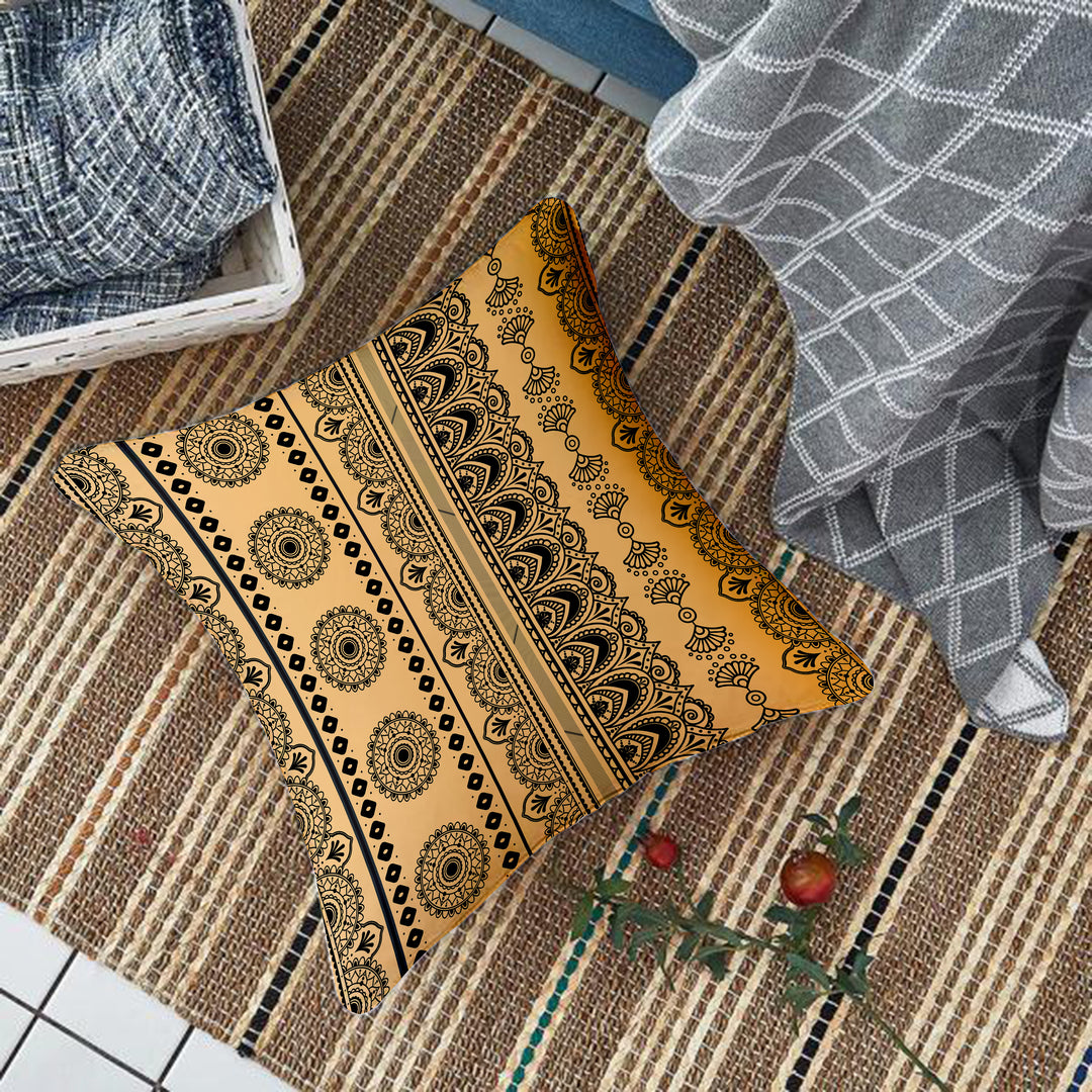 Soft Touch Luxurious Printed Cotton Canvas Cushion Cover Set of 2