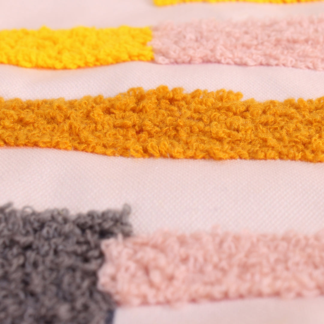 Hand Crafted Embroidered Bohemian Cushion Cover, Set of 1 (12 x18 inches/ 30x45 cm)