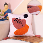 Load image into Gallery viewer, Hand Crafted Embroidered Bohemian Cushion Cover, Set of 1 (16 x16 inches/ 40x40 cm)