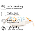 Load image into Gallery viewer, Floral Tufted Cushion Cover with Tassel 12 X 18 Inches Pack of 1