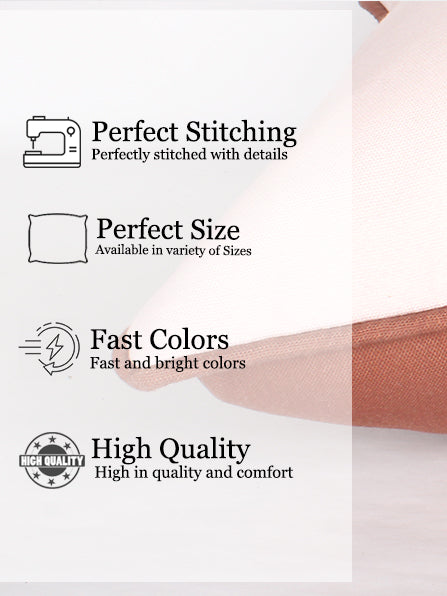 Polycotton Tufted Cushion Cover | Pack of 1 | Ideal for sofas, beds, and lounge chairs