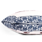 Load image into Gallery viewer, Both Side Block Print Spring Paisley Maroon Cushion Cover Set of 2