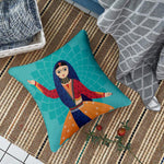 Load image into Gallery viewer, Soft Touch Luxurious Traditional Printed Cotton Canvas Cushion Cover Set of 2