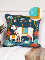 Load image into Gallery viewer, Polycotton Tufted Cushion Cover | Pack of 1 | Ideal for sofas, beds, and lounge chairs