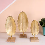 Load image into Gallery viewer, Metal Banana Leaf Statue Figure Decorative Living Room Decor
