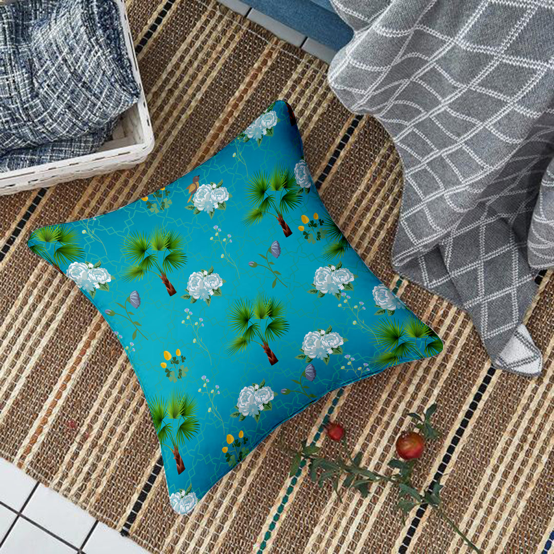 Soft Touch Luxurious Animal Printed Cotton Canvas Cushion Cover Set of 2