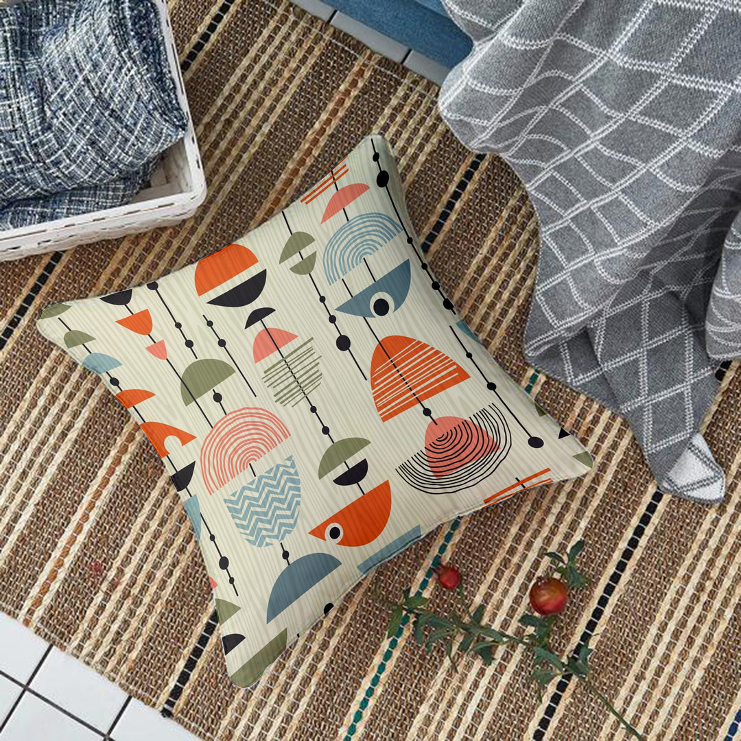 Soft Touch Luxurious Printed Cotton Canvas Cushion Cover Set of 2