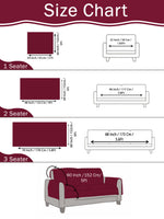 Load image into Gallery viewer, Blue Jacquard 3-Seater Sofa Cover