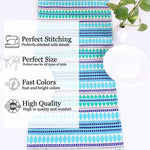 Load image into Gallery viewer, Aztec Blue Woven Fabric Table Runner with Tassel