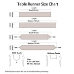Load image into Gallery viewer, Aztec Blue Woven Fabric Table Runner with Tassel