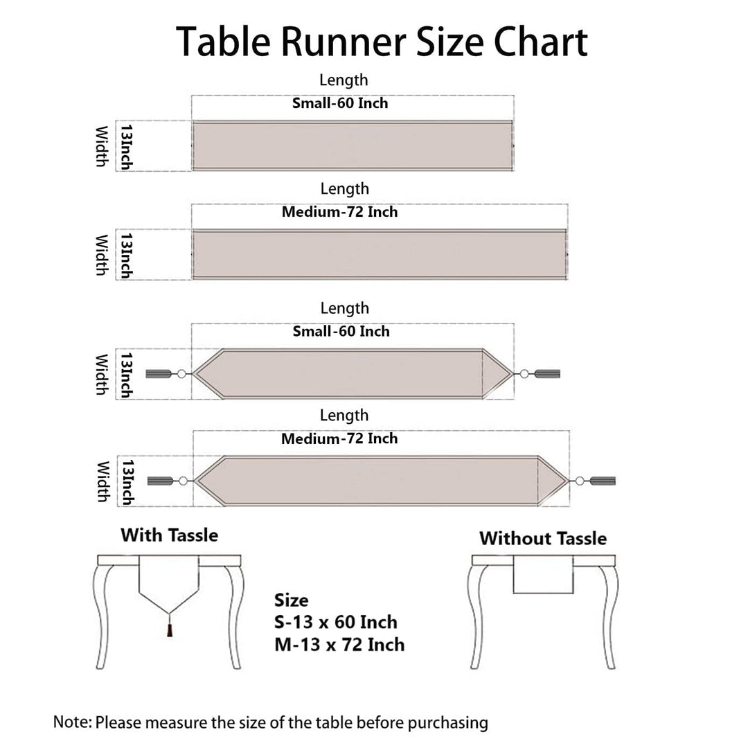 Aztec Purple Woven Fabric Table Runner with Tassel
