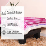 Load image into Gallery viewer, Aztec Purple Woven Fabric Table Cover with Lace