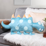 Load image into Gallery viewer, Addorable Cuddly and Perfect Plush Cute Shaped Cushion for all ages - Dino Green
