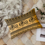 Load image into Gallery viewer, Soft Touch Luxurious Printed Cotton Canvas Rectangular Cushion Cover Set of 2