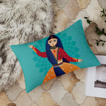 Load image into Gallery viewer, Soft Touch Luxurious Traditional Printed Cotton Canvas Rectangular Cushion Cover Set of 2
