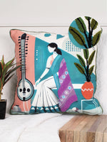 Load image into Gallery viewer, Polycotton Tufted Cushion Cover | Pack of 1 | Ideal for sofas, beds, and lounge chairs