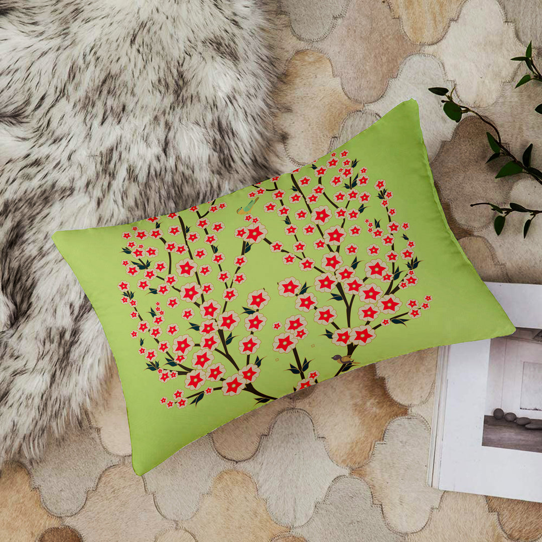 Soft Touch Luxurious Animal Printed Cotton Canvas Rectangular Cushion Cover Set of 2