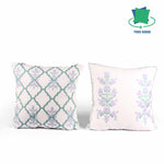 Load image into Gallery viewer, Both Side Block Print Summer Buds Cushion Cover Set of 5