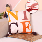 Load image into Gallery viewer, Hand Crafted Embroidered Bohemian Cushion Cover, Set of 1 (16 x16 inches/ 40x40 cm) 12