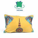 Load image into Gallery viewer, Exotic Elephant Both Sided Printed Velvet Rectangular Cushion Cover with Piping (Set of 2)