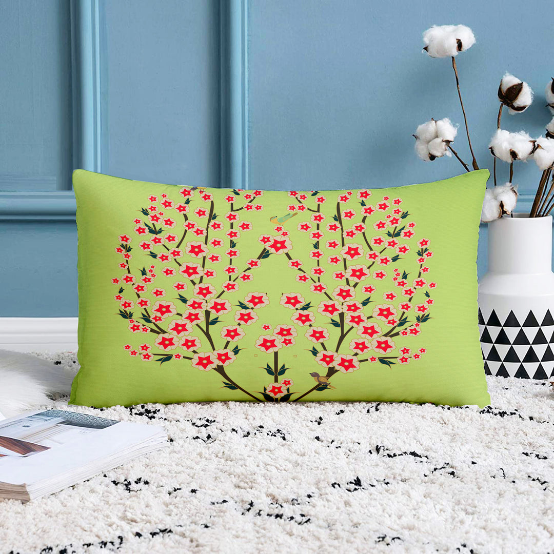 Soft Touch Luxurious Animal Printed Cotton Canvas Rectangular Cushion Cover Set of 2