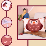 Load image into Gallery viewer, Hand Crafted Embroidered Bohemian Cushion Cover, Set of 1 (12 x18 inches/ 30x45 cm)