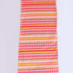 Load image into Gallery viewer, Aztec Orange Woven Fabric Table Runner with Tassel