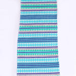 Load image into Gallery viewer, Aztec Blue Woven Fabric Table Runner with Tassel
